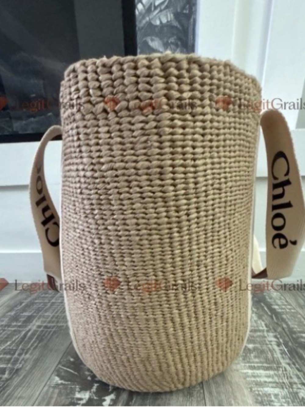 Chloé X Mifuko Woody Large woven basket tote - Picture 5 of 9